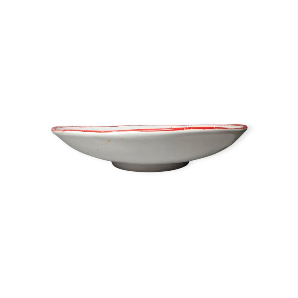 Cristina Fortini Italian Large Artisan Non-Uniform Rooster Serving Round Platter - Picture 5 of 11
